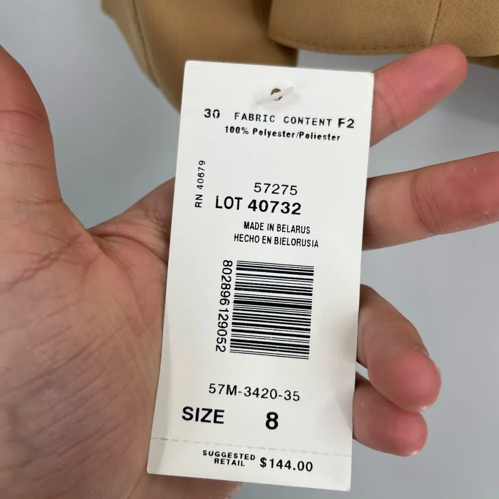 Harve Bernard yellow blazer and skirt set size 12 Nwt - Image 6