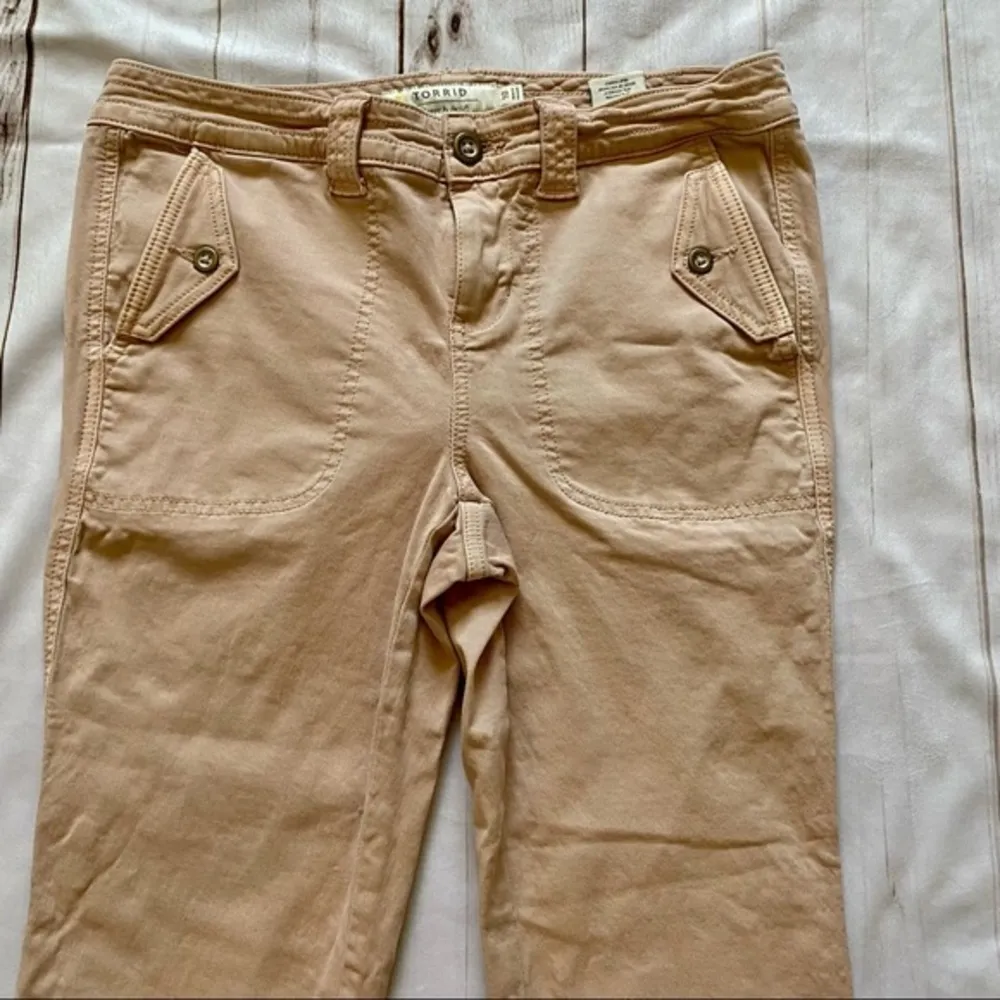 Torrid Straight Leg Jean Light Pink size 10 - Image 2
