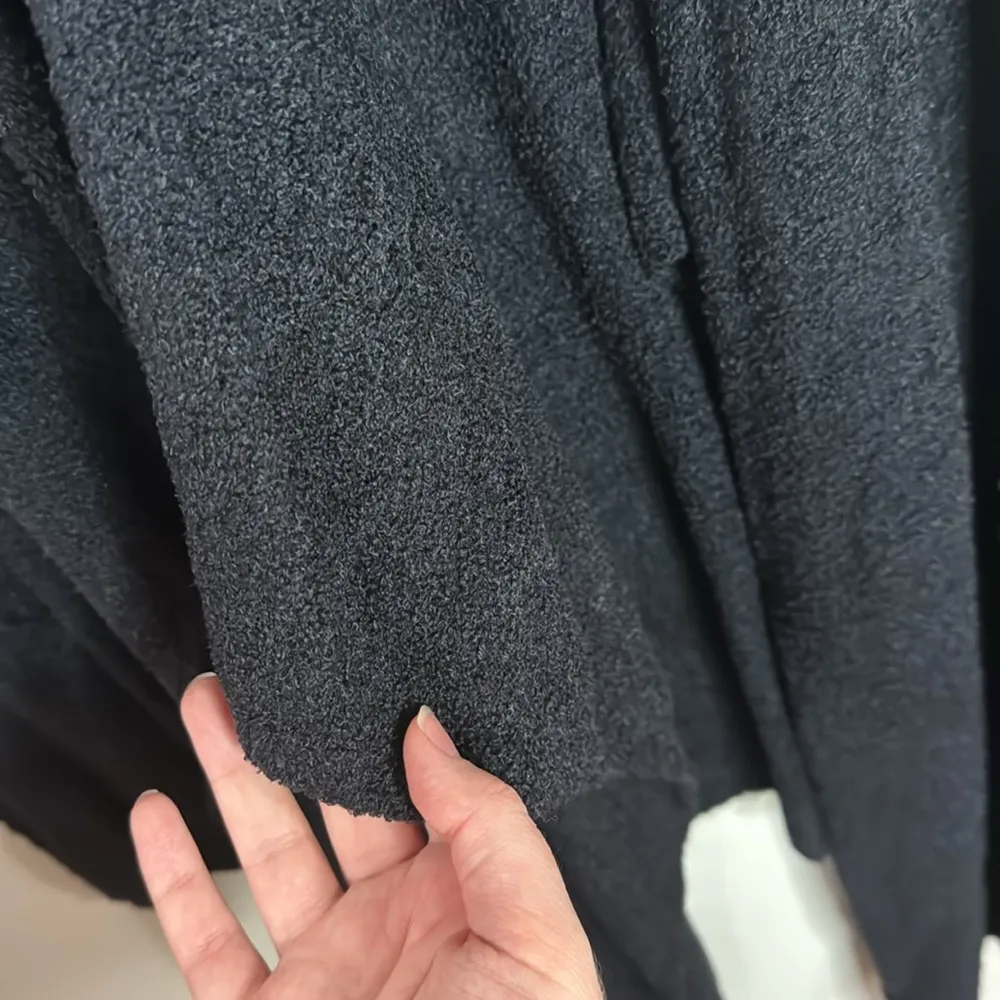 Barefoot Dreams Cozychic Lite Island wrap Cardigan Black size L / XL - Image 8