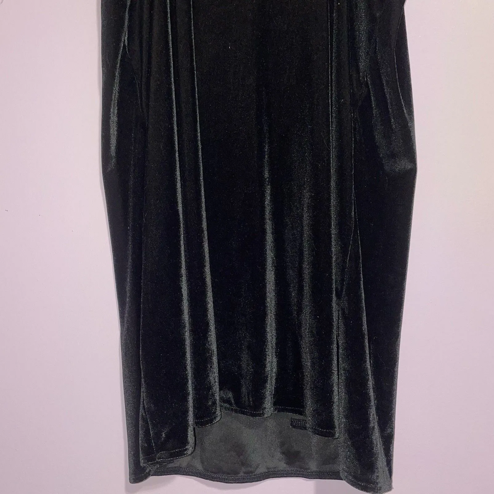 Victoria's Secret Velvet Slip Dress Women XS Black Mini Sexy Whimsigoth Witch - Image 7