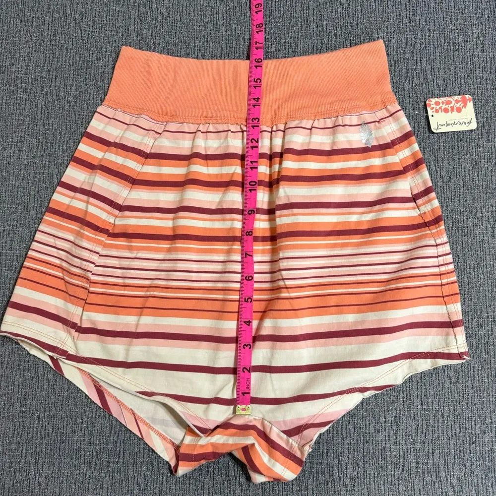 Free People Movement Hot Shot Stripe Print Shorts Size XS - Image 12