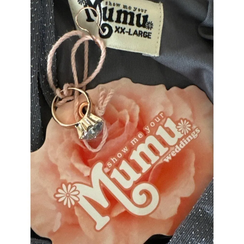 Show Me Your Mumu‎ Godshaw Goddess Gown Dancing Queen Shine Smoke  XXL NWT - Image 14