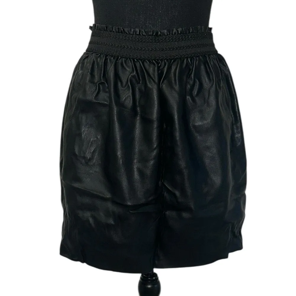 Zara  Black Elastic Waist Skirt(Size Medium) - Image 4