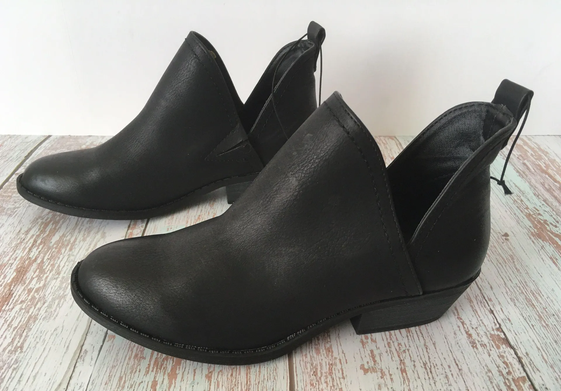Black Ankle Boots, Size 6 - Image 4