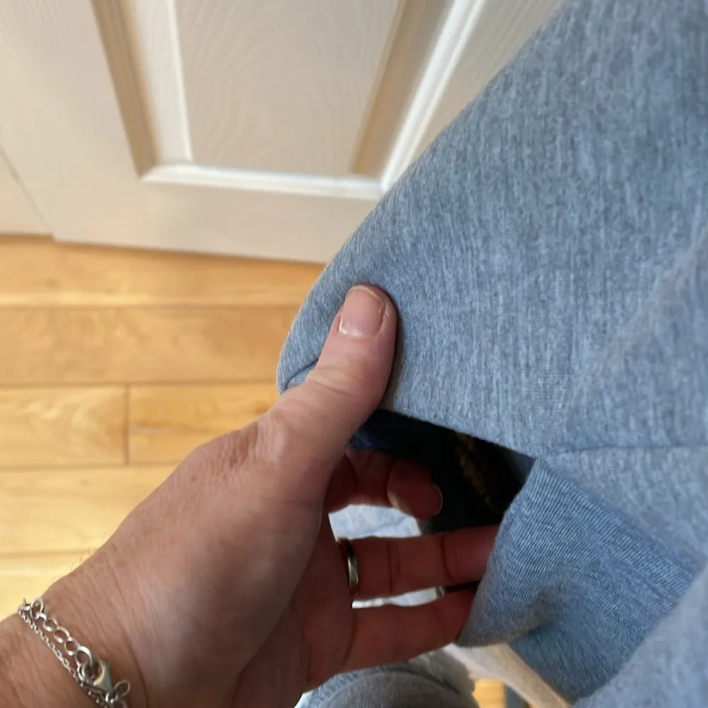 Simply Southern gray good vibes fleece lined sweatshirt dress - Image 7