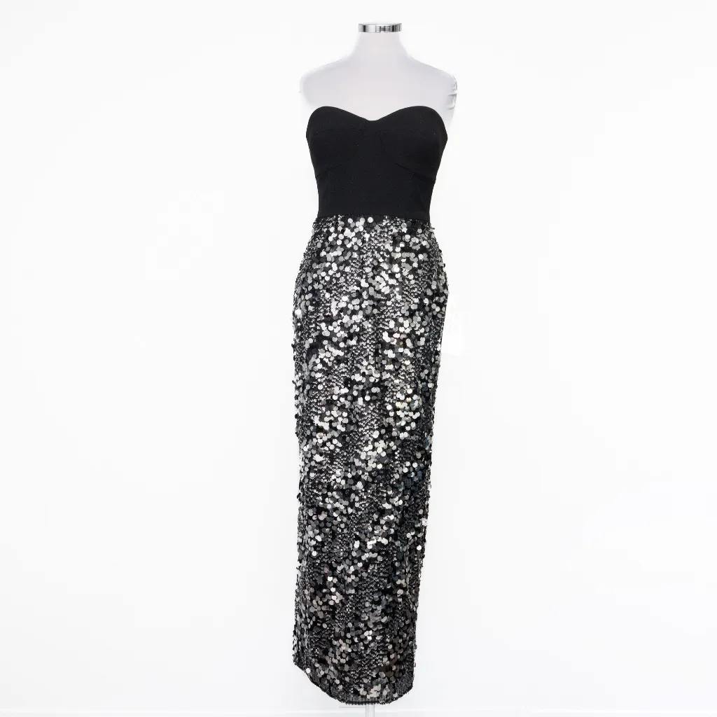 Dress The Population – Vada Strapless Sequin Gown - Image 7