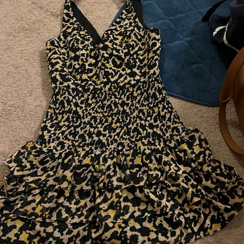 Amanda uprichard zita leopard print mini dress s - Image 14