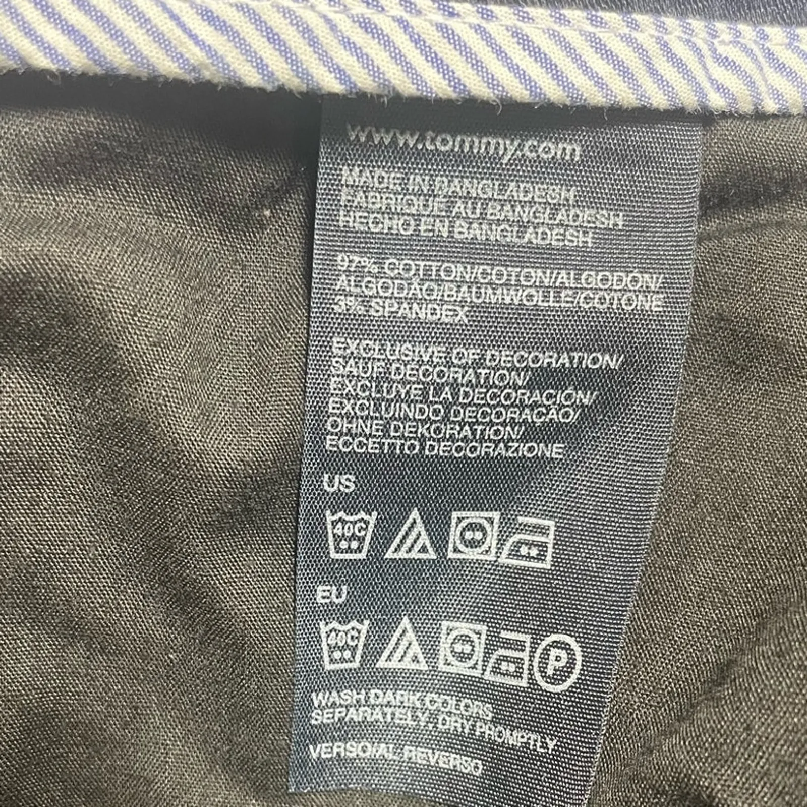 Tommy Hilfiger Women Chino Shorts‎ 16 Navy Bermuda Casual Classic Comfort Preppy - Image 8