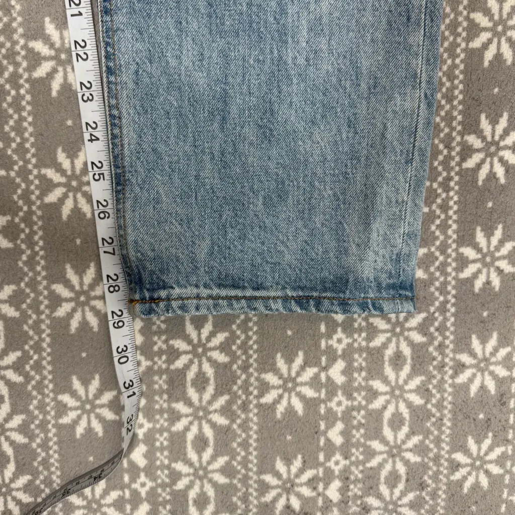 Aritzia Denim Forum The Joni High‎ Rise Loose Distressed Slouchy Size 29 x 29 Blue - Image 13