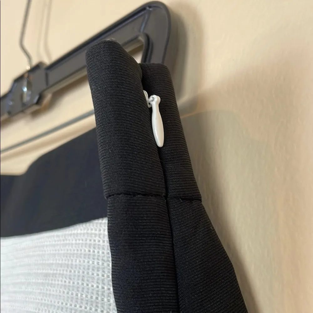 NWT J. Crew Women’s Knit White Black Tuxedo Chino Shorts - Image 5