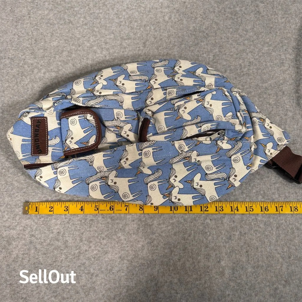 UnionBay Women’s Unicorn Rope Sling Bag Blue Medium Crossbody - Image 10