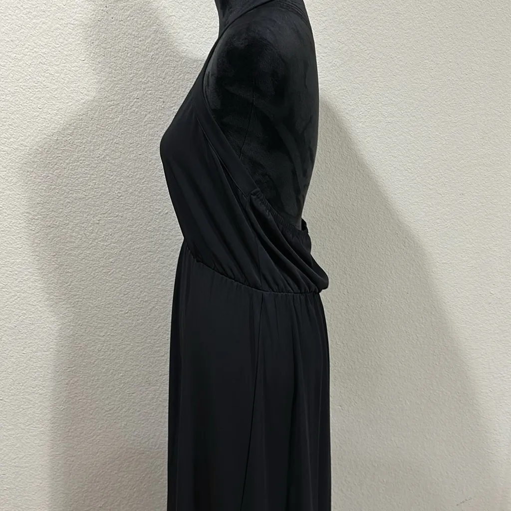 Venus Black Halter Dress - Image 5