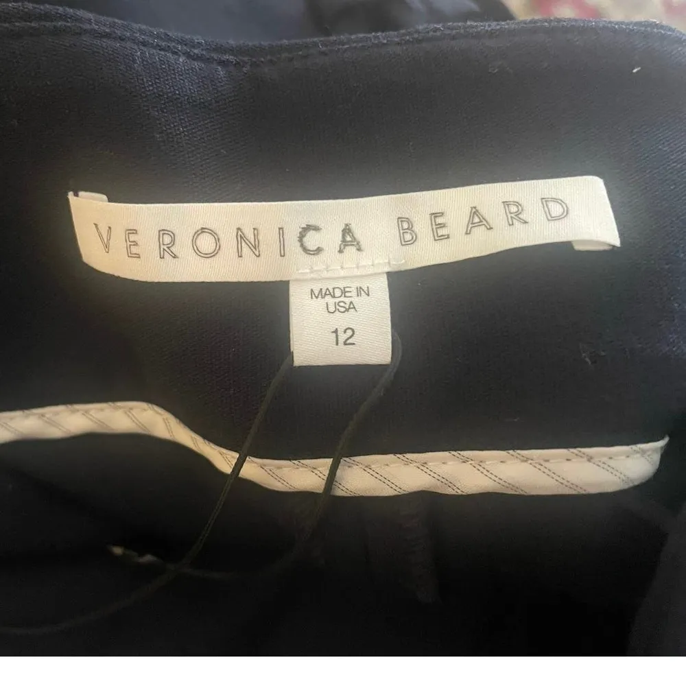 Veronica Beard Wide Leg Black Dress Pants, Size 12, NWOT, B68, $198 - Image 5