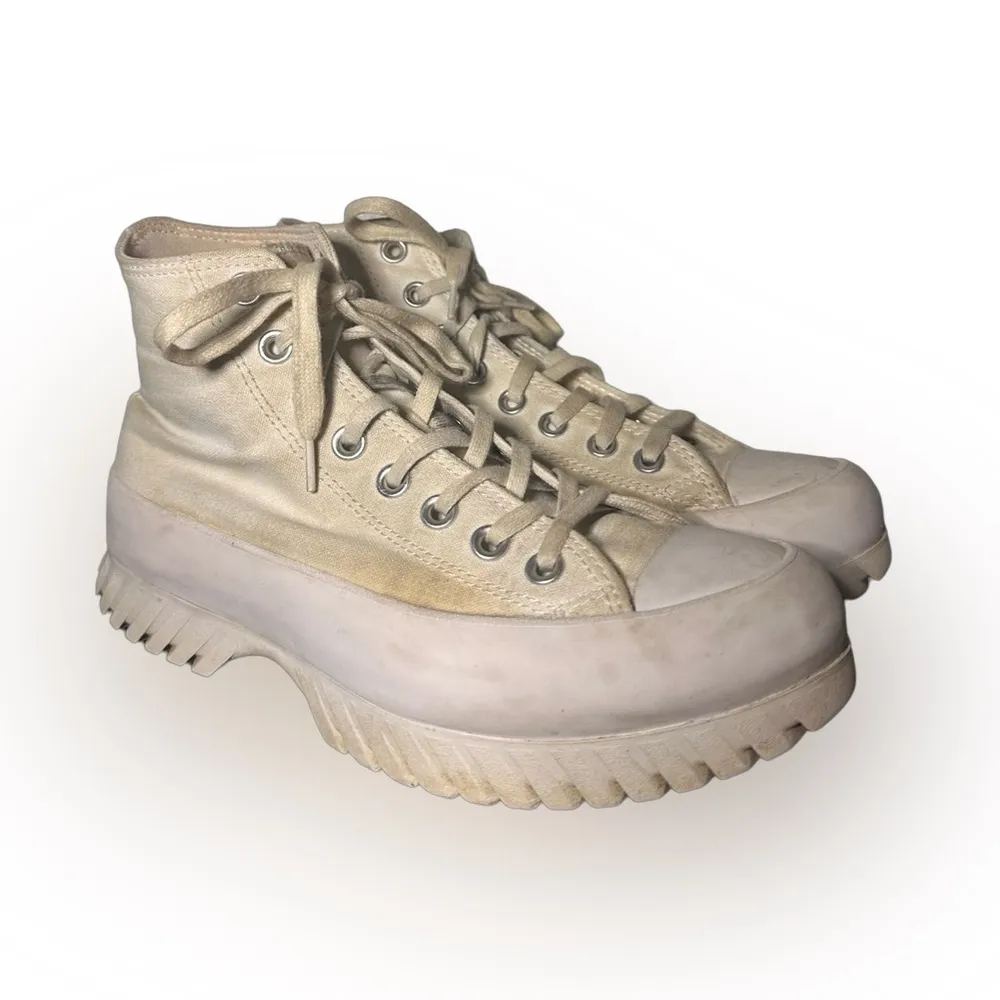 CONVERSE Chuck Taylor All Star Lugged 2.0 White/Egret/Black Unisex SZ 6.5/8.5 - Image 2