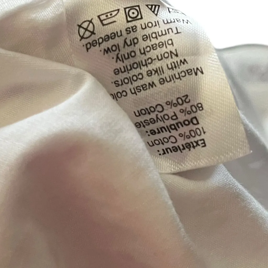 J. Crew White Eyelet‎ Off the Shoulder Dress Women's XXS Lace Feminine Mini - Image 7