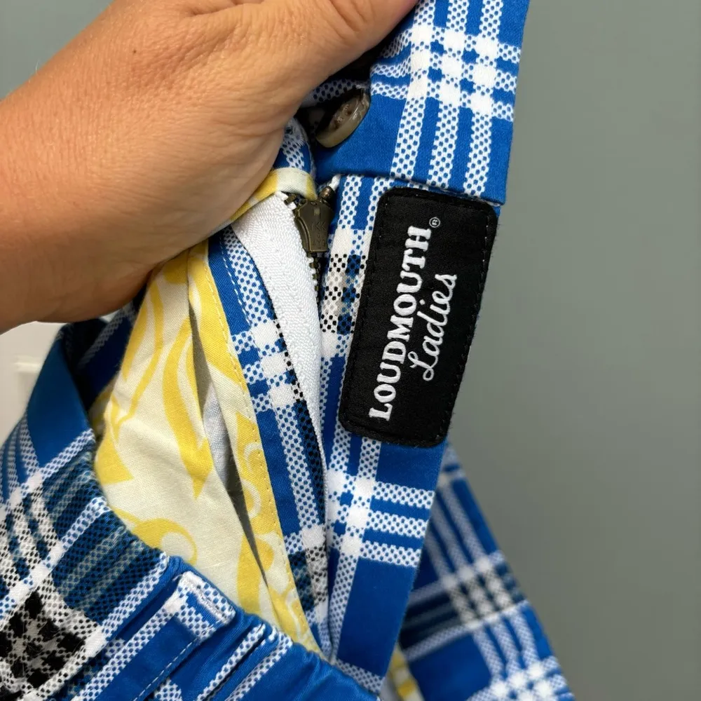 Loudmouth Fairway Gimme Pant Blue Plaid Golfing 6 - Image 7