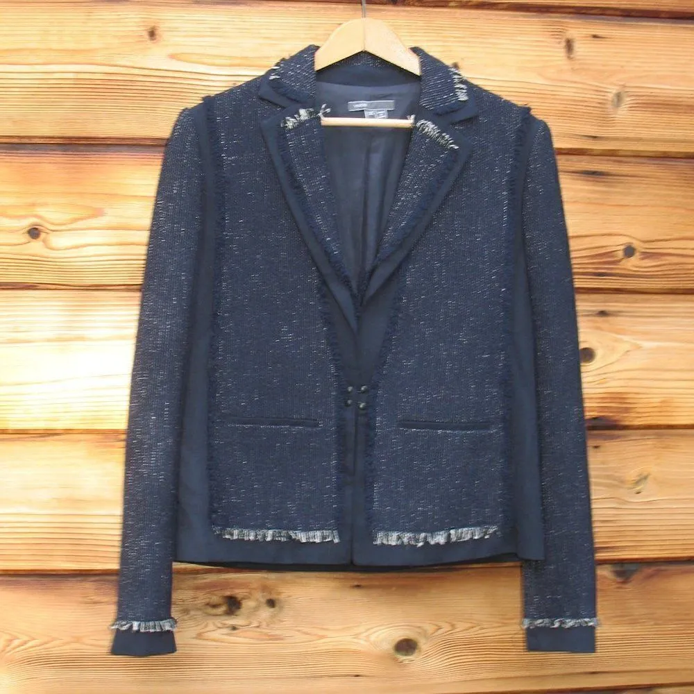 NWOT Vince Blue Tweed Jacket - Image 2