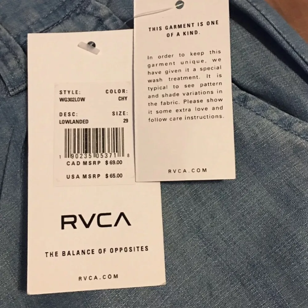 NWT  Lowlanded Capri Pants Size 29 Chambray VERY SOFT - Image 10