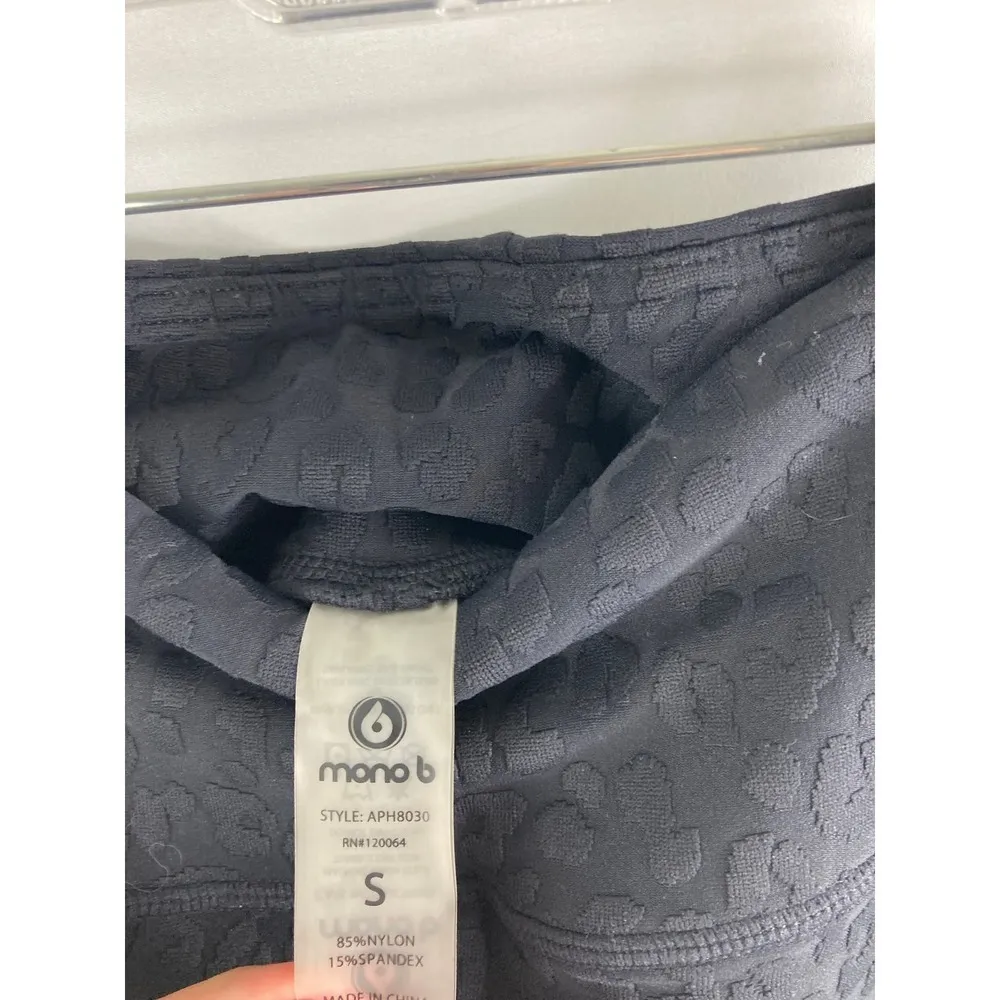 Mono B Camo Jacquard Bermuda Shorts in black size small - Image 5