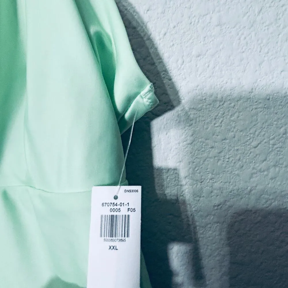 NEW Old Navy Blue Ombre Dip Dye One-Piece Keyhole Swimsuit Size XXL Beachy - Image 5