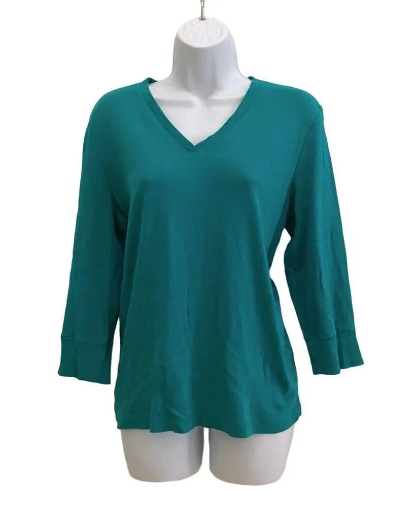 Jones New York Sport Icy Turquoise Top - Image 2