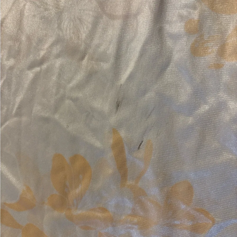 Saks fifth avenue white yellow floral print maxi white Barad 70s  maxi medium - Image 14