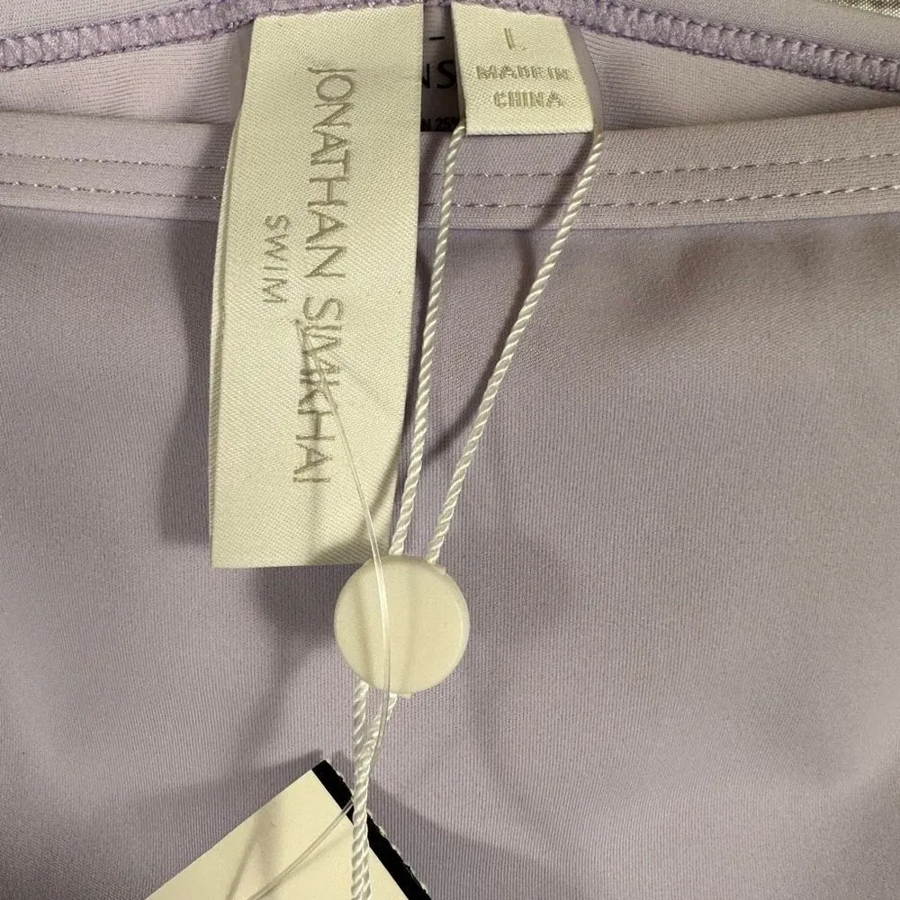 Jonathan Simkhai Amenda Strappy Bikini Swim Bottoms Lupine Lavender L NWT Size L - Image 77