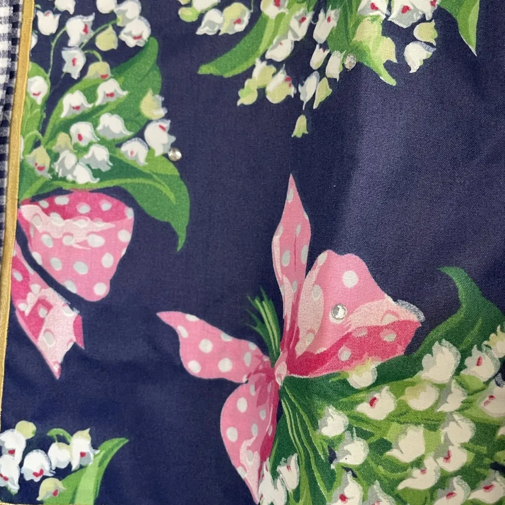 Vintage The Quaker Factory Bow Floral Button Down NWT - Image 4