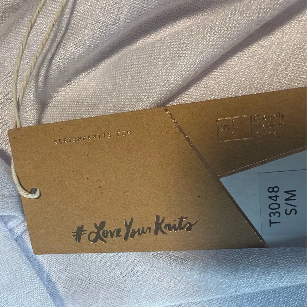 Kerisma brand White Sweetheart neck 3/4 Sleeve lightweight stretch Top - Image 8