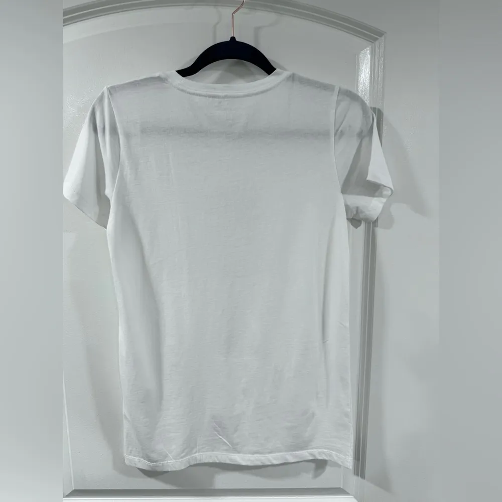 J.Crew Factory Patriotic Dog Graphic Tee White XS Cotton Collector’s Shirt NWT - Image 4