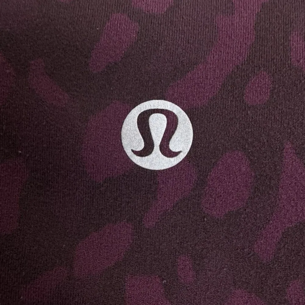 Lululemon Align Full Length 29” Leggings Size 6 Formation Camo Dark Red Black - Image 5