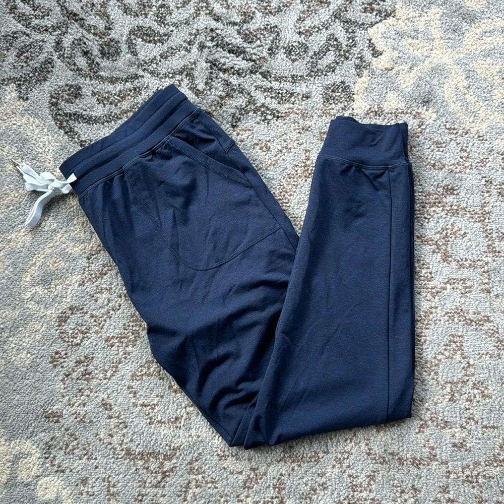 Zyia Active Cozy Jogger Pants Navy Large - Image 3