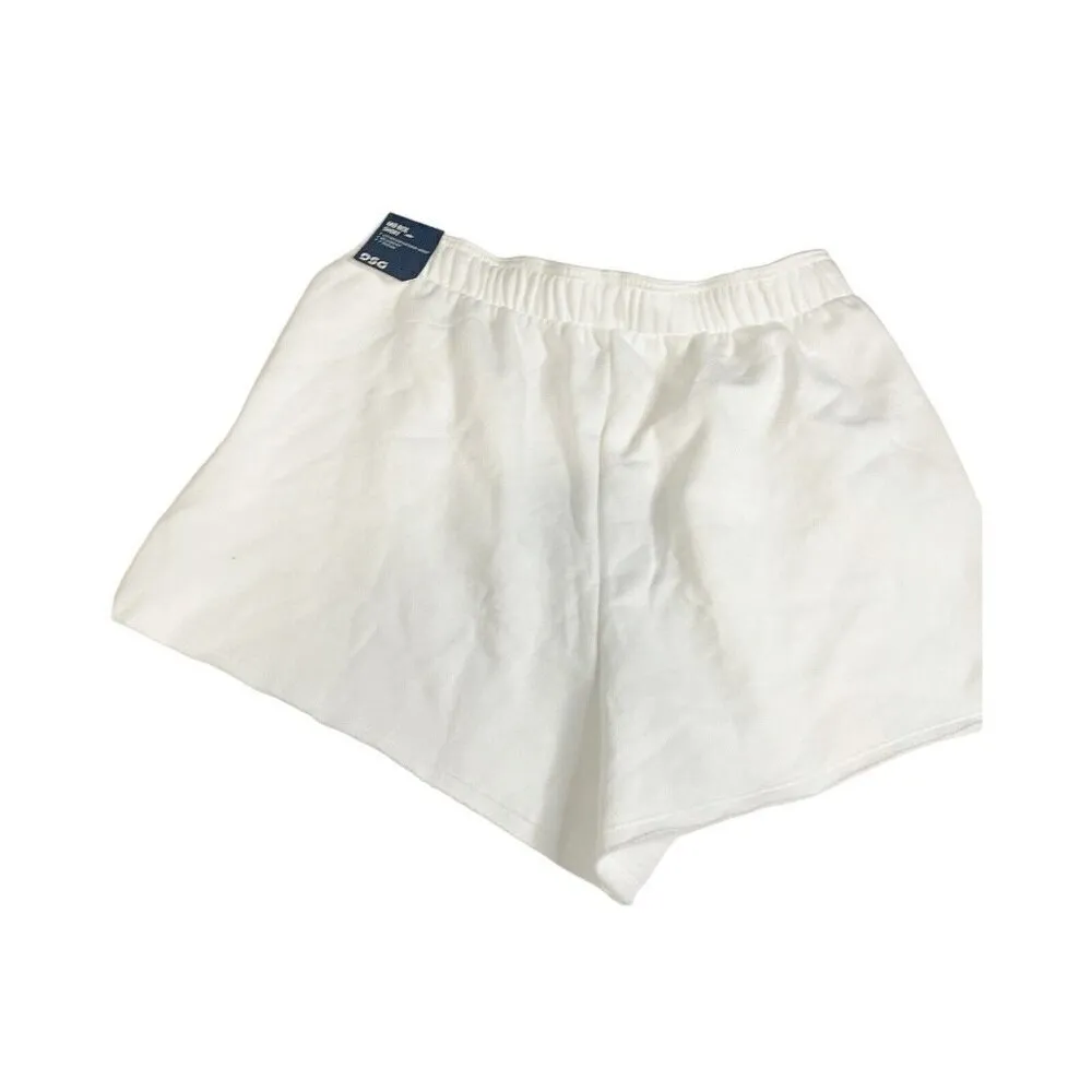 DSG Women's Oversized Fleece Shorts Pure White 2XL Relaxed Fit Casual NEW Size undefined - Image 3