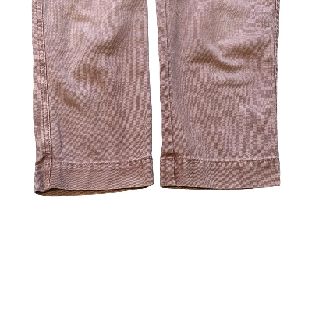 Madewell Long Sleeve Denim Jumpsuit in Dried Rosebud Utility Overalls, Sz S - Image 14