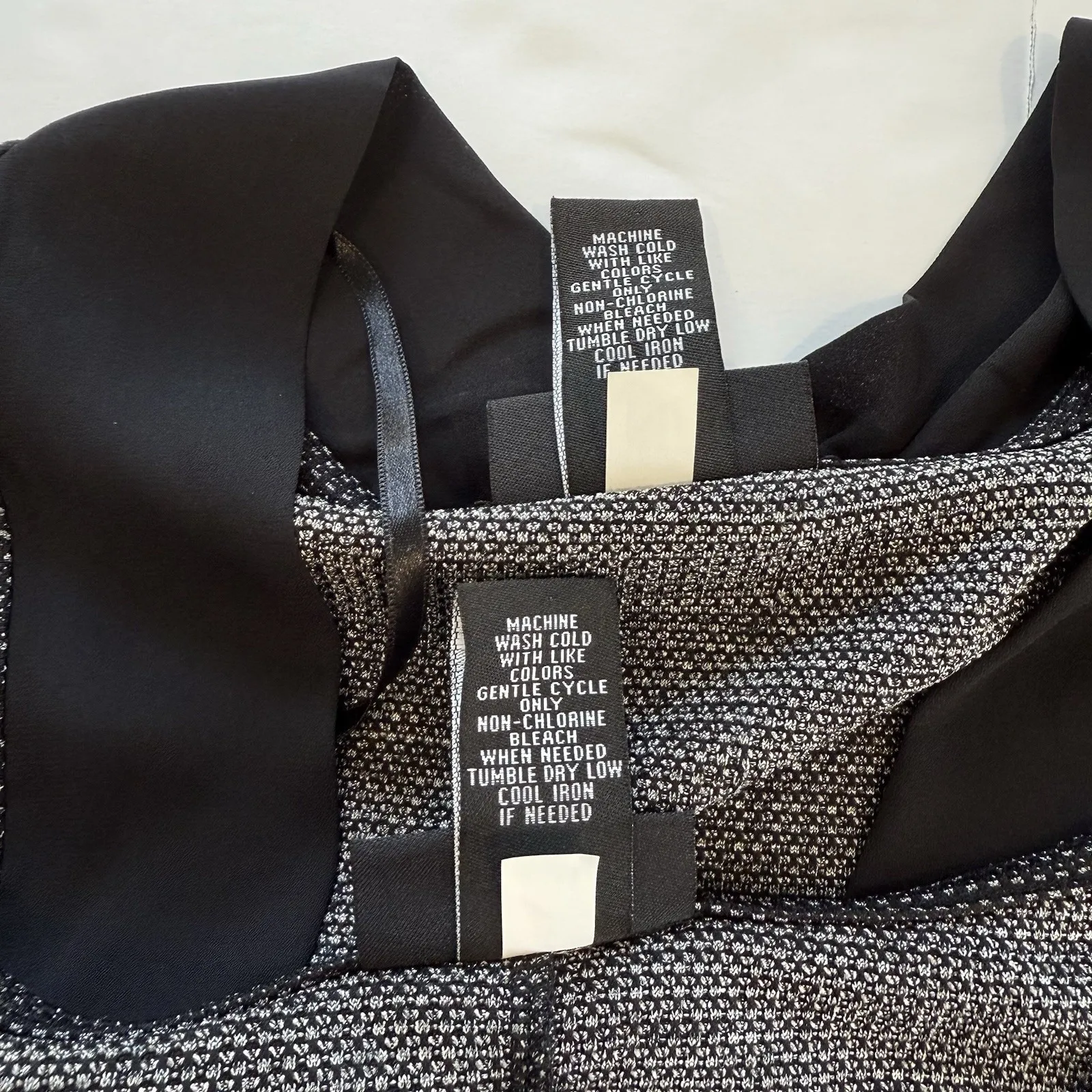 Catherines Any Wear Black Gray Twist Tank Top‎ Open Chiffon Back Cardigan 4X - Image 11