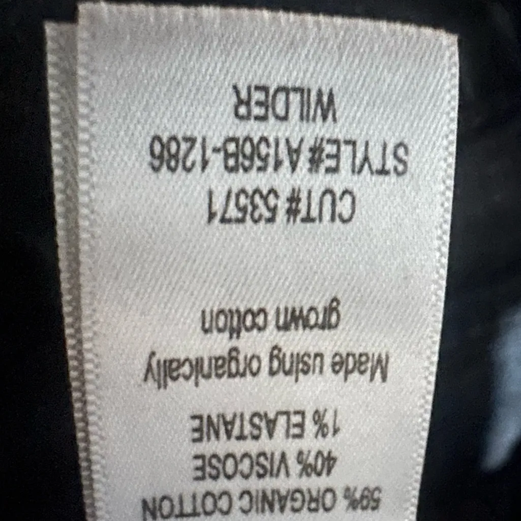 Agolde Wilder Black Straight Leg Crop Panoramic Jeans Size 26 - Image 11