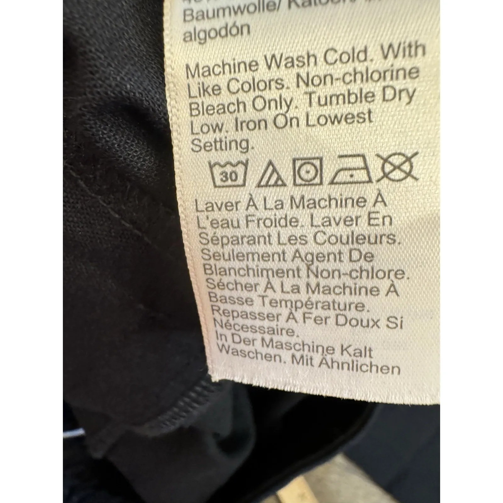 J.‎ Crew Sailor Pant Womens Size 10P Black Linen Cropped High Waist - Image 12