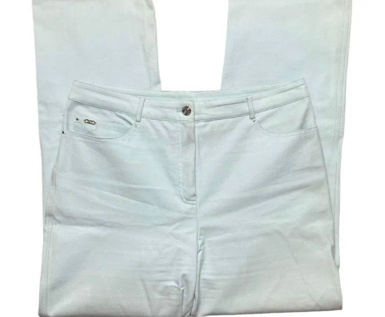 St. John Sport SZ 12 High-Rise Wide Leg Pants - Image 4