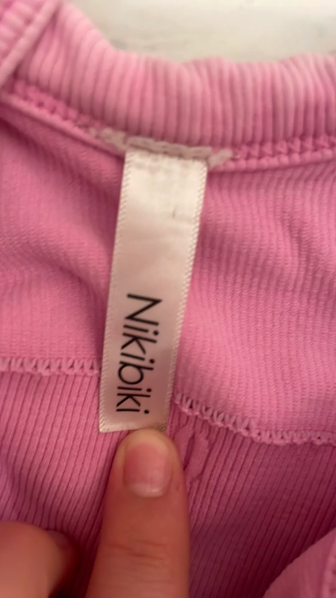 Copped Ribbed Nit Top - Image 2