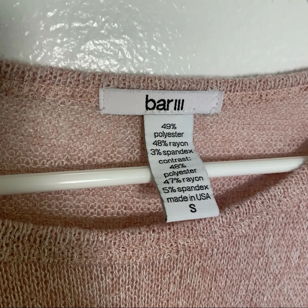 Bar III Crewneck Sweater Light Blush Pink - Image 6