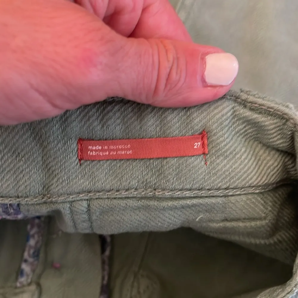 Pilcro Slouchy Surplus Shorts size 27 Green - Image 6