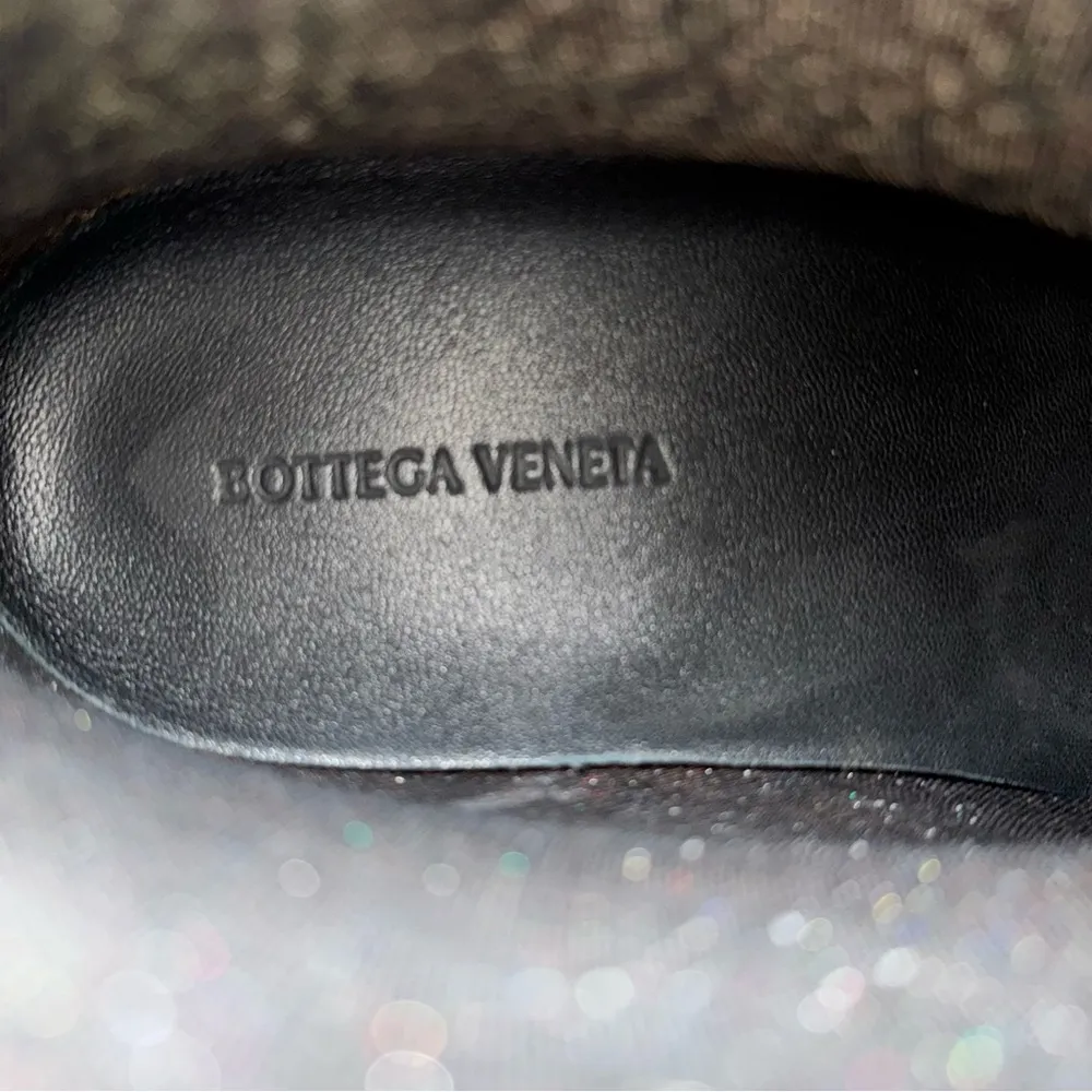 Bottega Veneta The Puddle Sparkle Rubber Glitter Rain Boots Size 37 NIB - Image 3