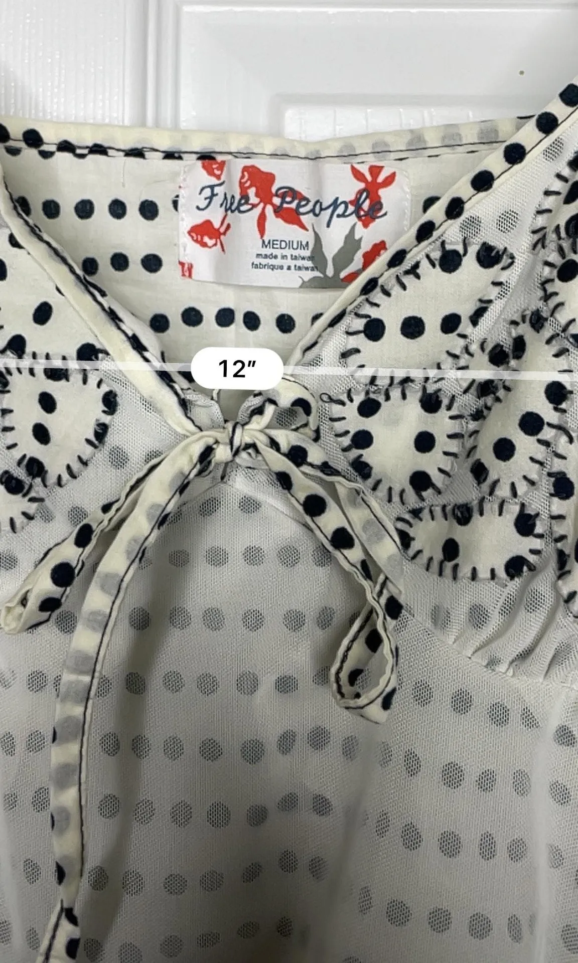 Mesh Polka Dot Tank top - Image 3