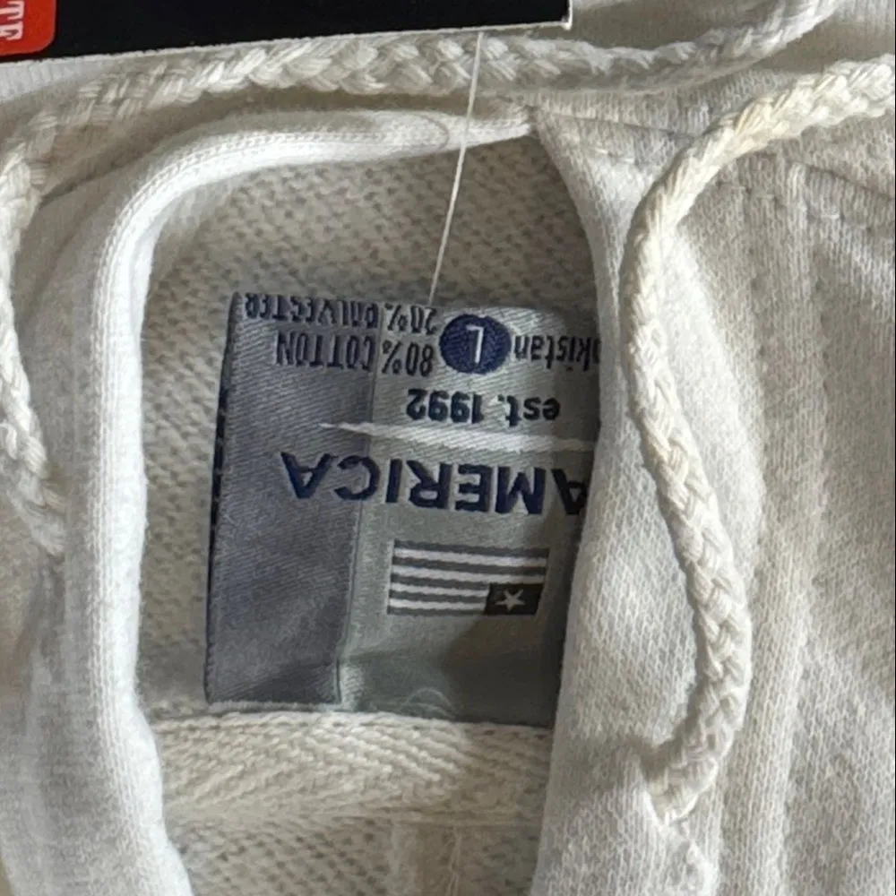 Women’s White Embroidered ‘University Cincinnati ’ Hoodie Size L NEW - Image 10