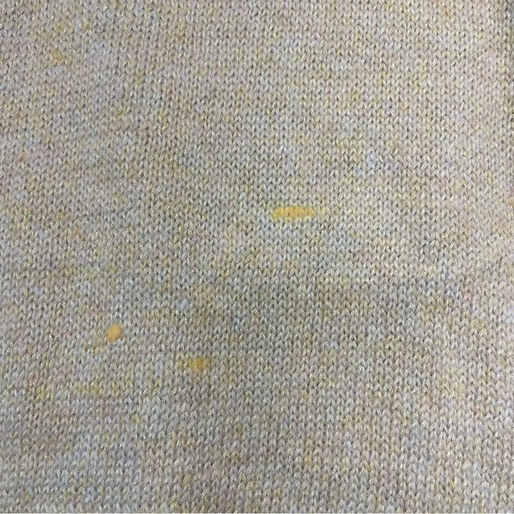 Lauren Conrad Diamond Stitch Knit Sweater Gold Tan Size XXL oversized crewneck - Image 8