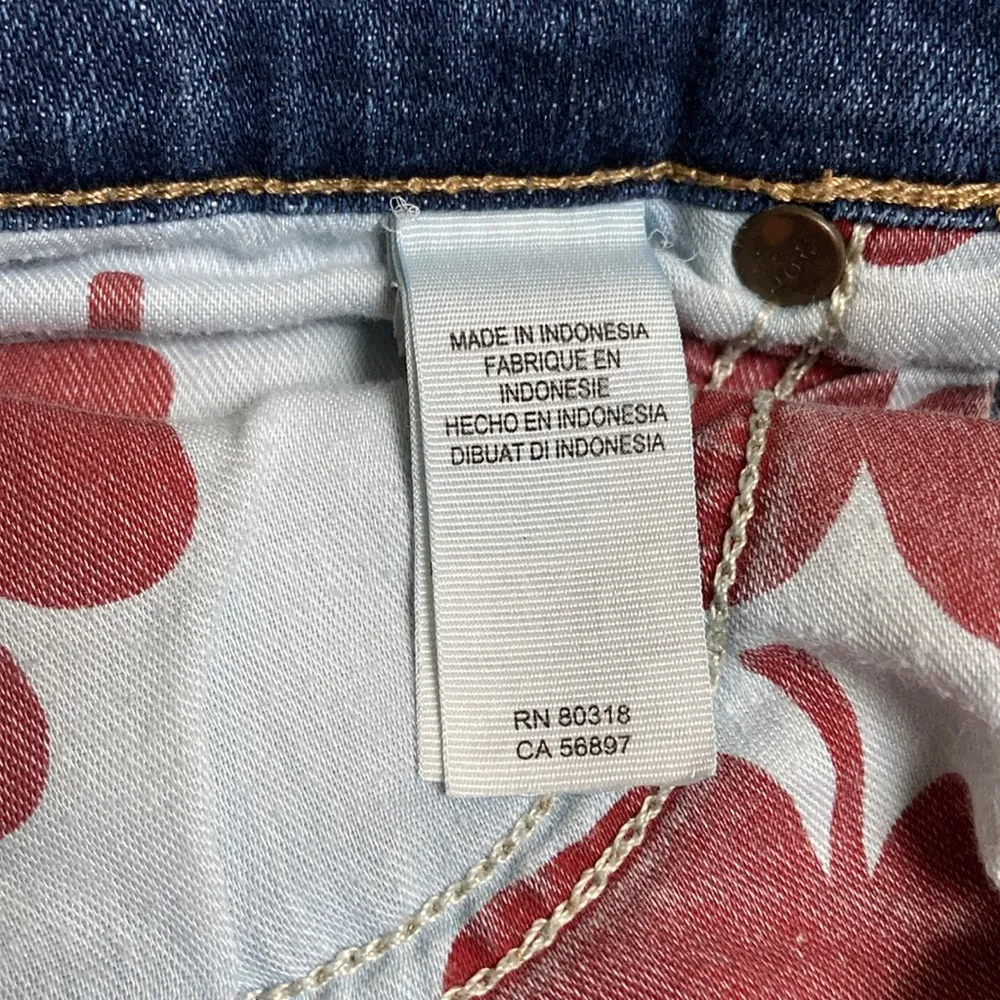 Lucky Brand The Bermuda Shorts (Sz 4/27) Dark Blue Denim Jorts Jean Shorts - Image 8