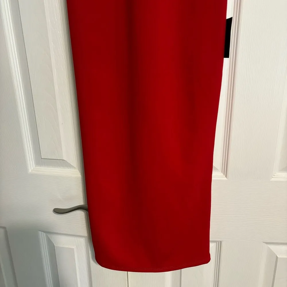 Lulu’s My Favorite Night Red Off-the-Shoulder Bodycon Midi Dress NWT - Image 7