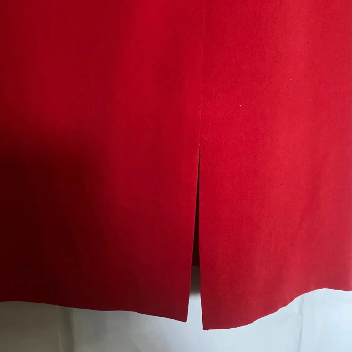CLASSIC RED SHEATH SILK DRESS, - Image 6
