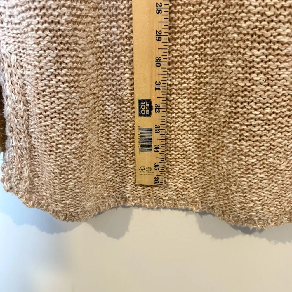 Anthropologie Angel of the North Long Blush Pink Mori Knit Cardigan 3 Button M Size M - Image 11