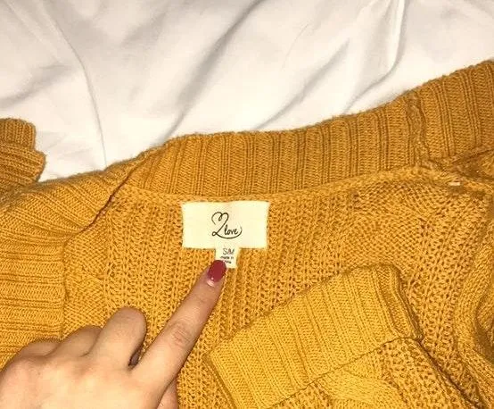 Mustard Yellow Cardigan - Image 4